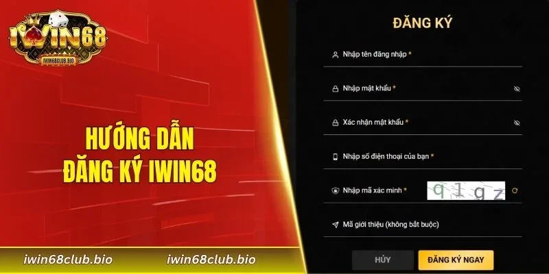 Hướng dẫn đăng ký IWIN68